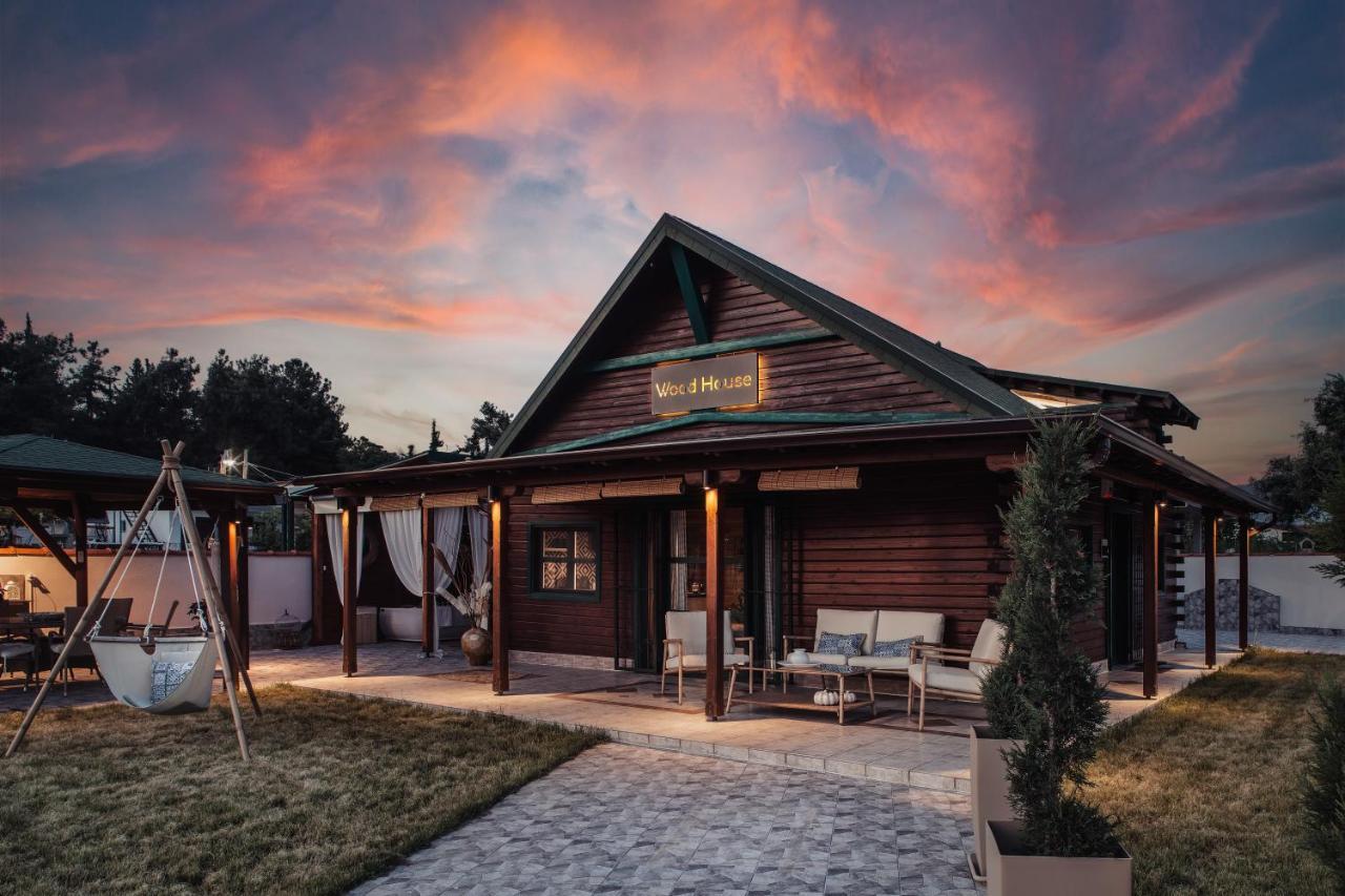 Wood House "Private Spa" Vergia Экстерьер фото