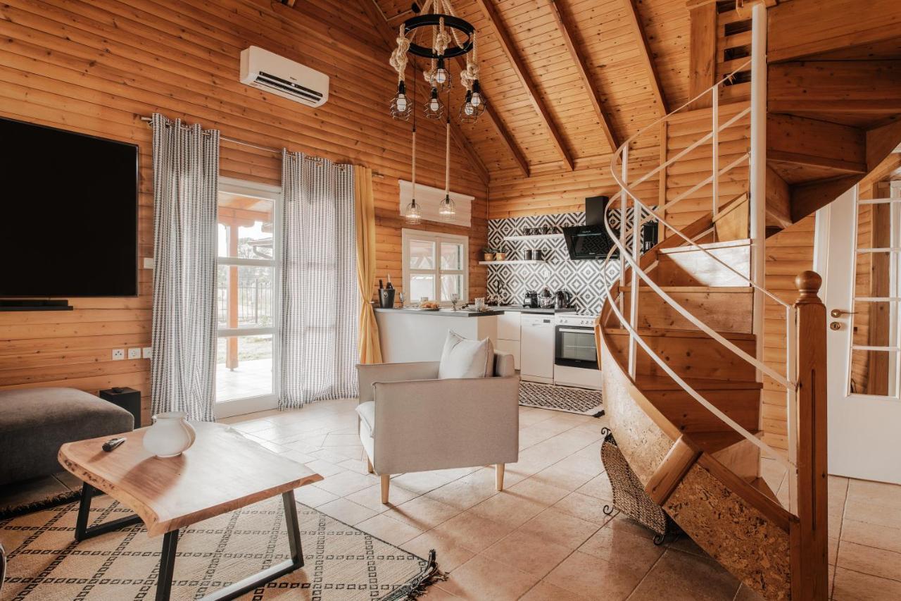 Wood House "Private Spa" Vergia Экстерьер фото